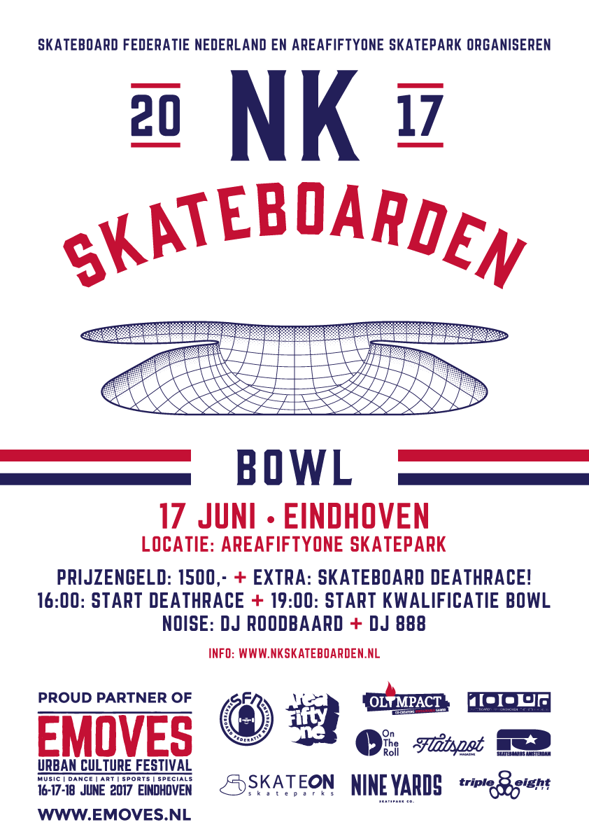 NK Skateboarden Bowl 2017 in Eindhoven