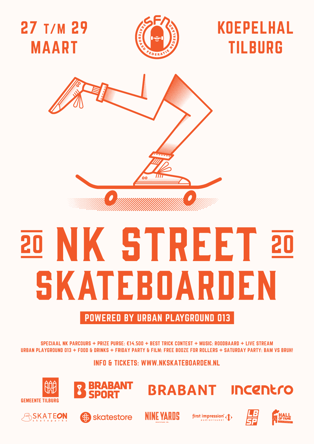 Voorproefje Olympisch Skateboarden tijdens NK in Tilburg